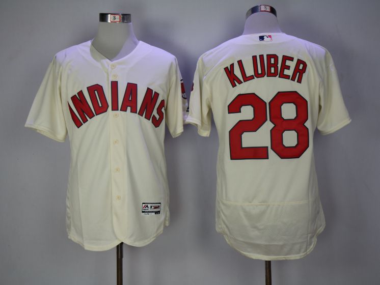 Men Cleveland Indians 28 Corey Kluber Gream Elite MLB Jerseys